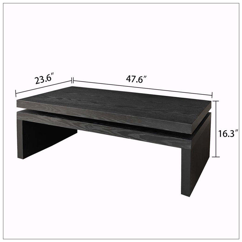 Table basse moderne, Black