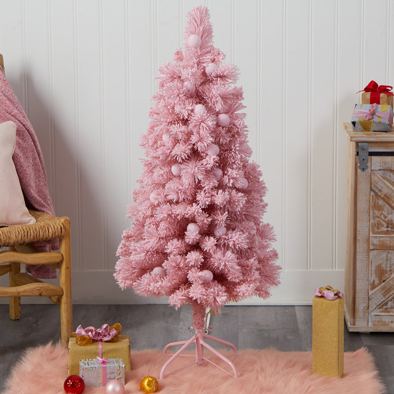 Arbre de Noël pin 4 po avec 30 lumières DEL