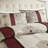 Queen Size Comforter - Red With 100% Shell Decorative Pillows & Platform-118022660-118022658