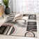 Abstract Blush Pink Area Rug