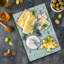 Ambesonne Forest Tempered Glass Cutting Board Woodland Deer Leaves Multicolor