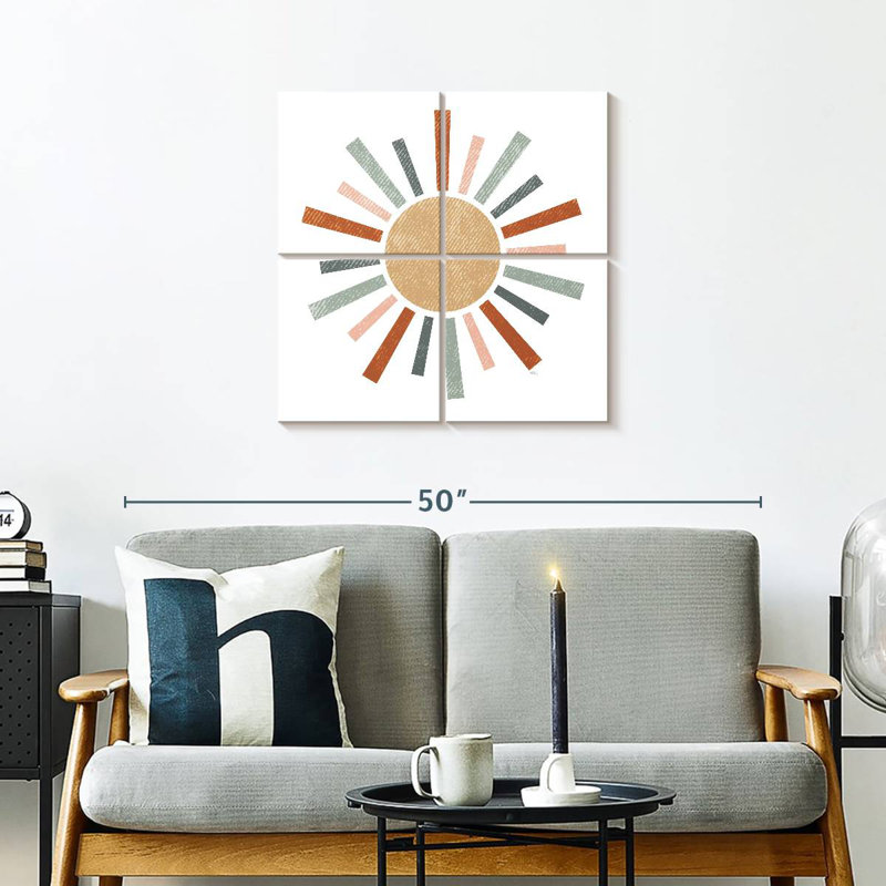 Oberle Rustic Rainbow Sun, 26" H x 26" W