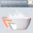 59'' x 30'' Freestanding Soaking Acrylic Bathtub-91896005