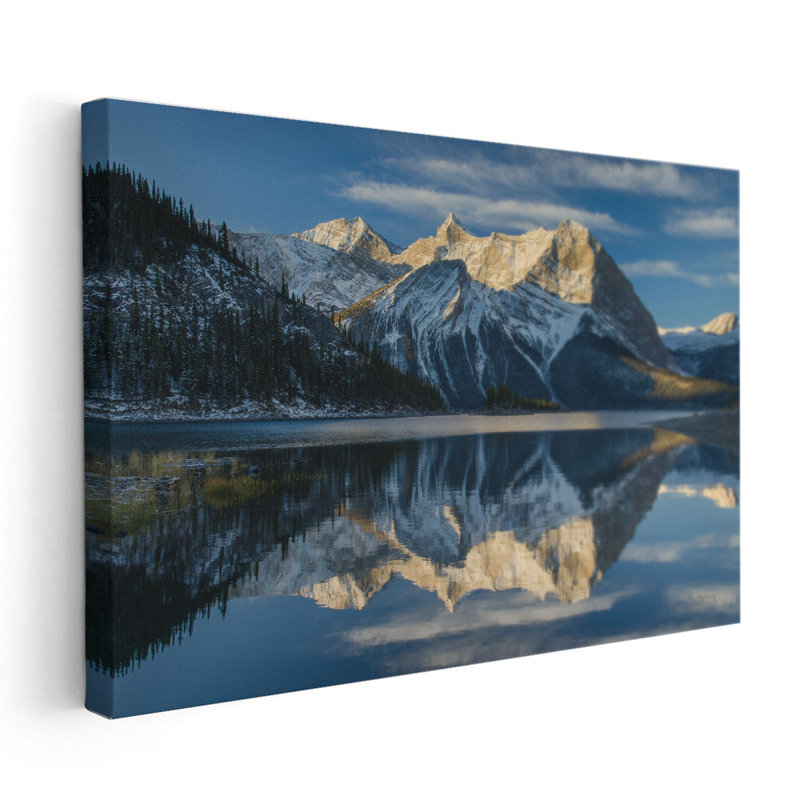 «Kananaskis Lake Reflection», reproduction d'art sur toile, H 20 po x l 30 po
