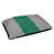 Argent / vert victorieux / argent