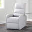 Fauteuil inclinable manuel standard en similicuir de 24,5 po de large Vadys-1739533499