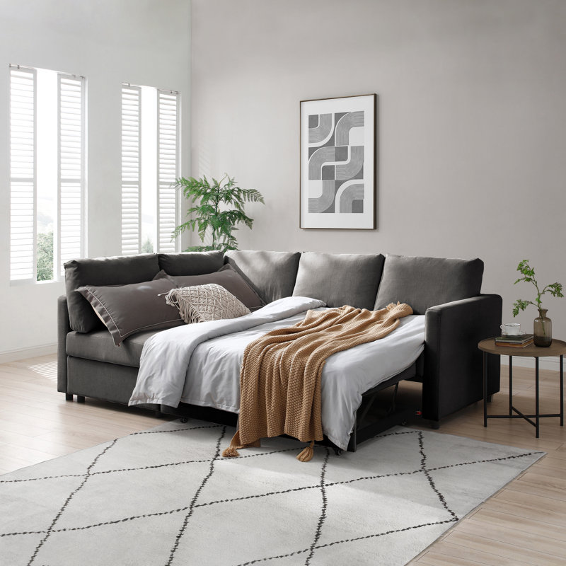 Baelee 4 Seater Sofa & Chaise, Grey