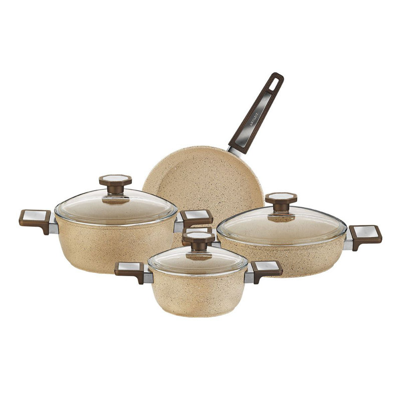 Ensemble de casseroles, Grès