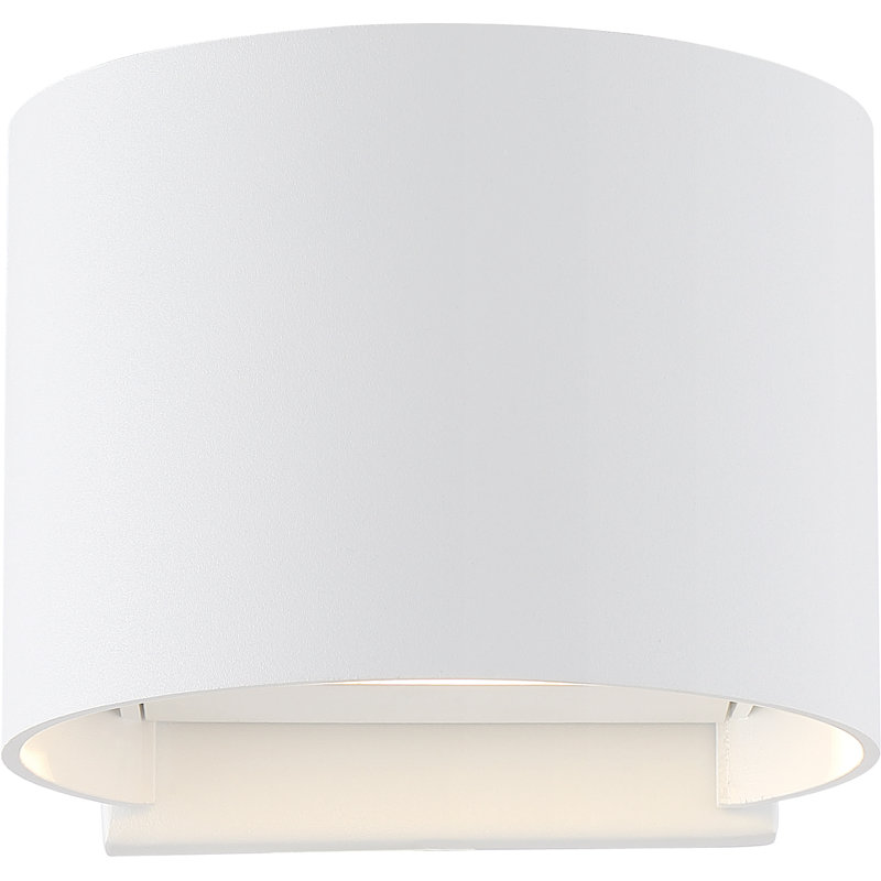 Cawanda Aluminum LED Wall Light, White