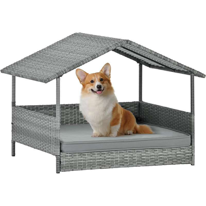 Niche pour chien en rotin Gaibriel