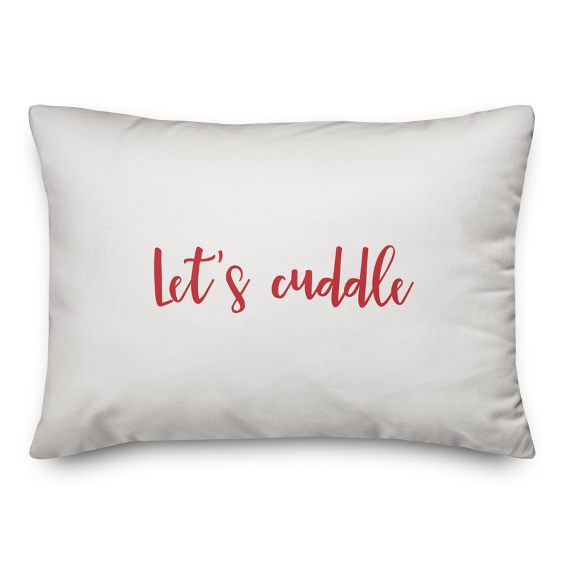 Throw Pillow, Red/White