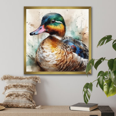 Magnifique Canard mâle II - reproduction sur toile
