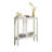 Narrow Console Table with 2-Storage Shelf, Wood Entryway Table or Slim Sofa Table for Hallway or Behind Couch-561065287