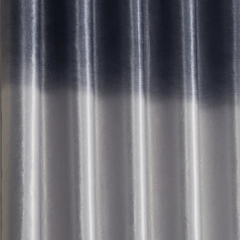 Ombre Strata Blackout Curtain Pair, Grey, Width 117 x Drop 137 cm
