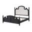 Ensemble de chambre à coucher 4 pièces avec tête de lit capitonnée Esmerelda-844654253