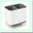 Ultimate Sink Organizer: Compact White Caddy for Efficient Kitchen Storage
