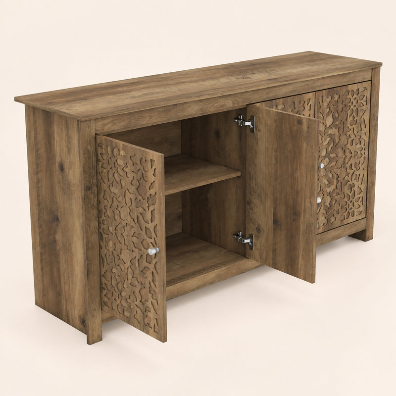 Buffet de 58,4 po de large Victoria, Brun