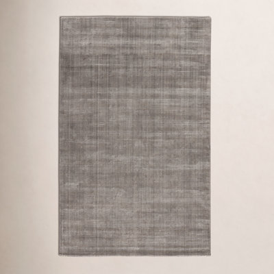 Elroy Taupe Hand-Woven Striped Rug