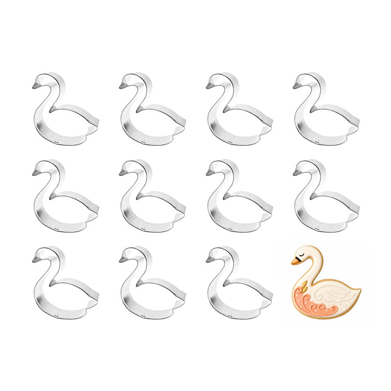 The Cookie Cutter Shop Swan Bird 3.75 inch Cookie Cutters (12 count)