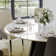 Suzzie Modern Sintered Stone Round Dining Table for 4-6 with Pedestal Base, Pre-Assembly