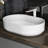 Jendara Modern Pedestal Sink with Solid Surface And Easy Cleaning (Sink Only)