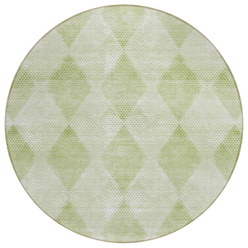 Tapis d'intérieur rond 8 po