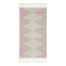 Well Woven Loop-De-Loop Geometric Machine Woven Blush/Ivory Area Rug ...