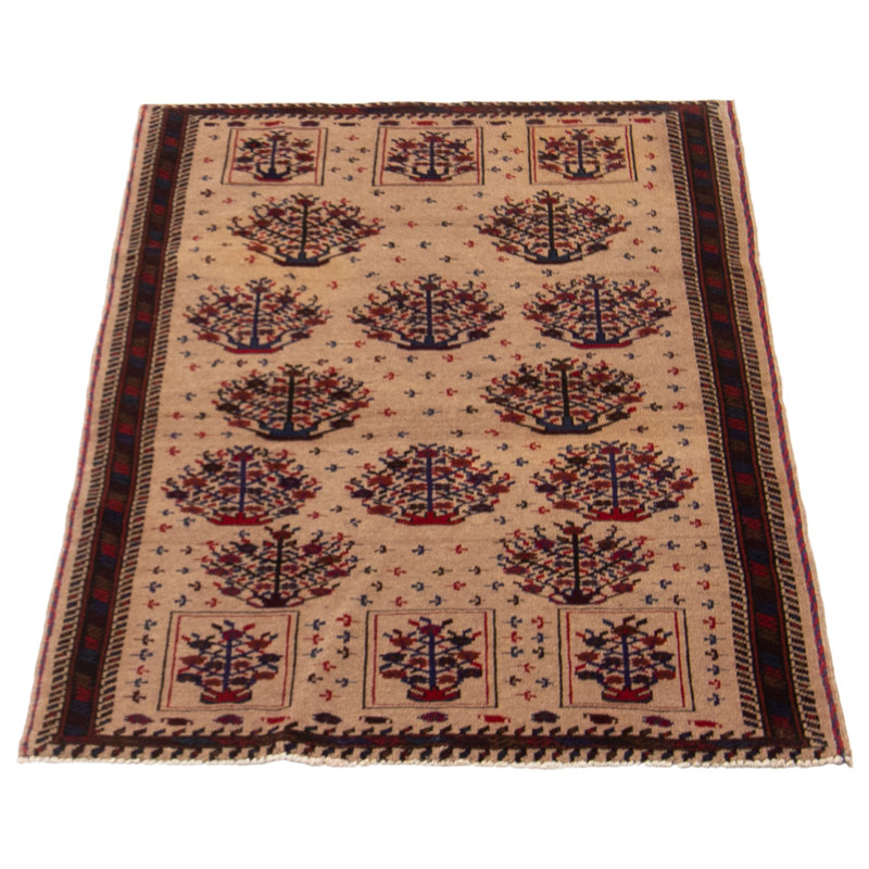 Tapis brun clair Rizbaft 3 pi 0 po x 4 pi 7 po