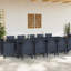 Garden Dining Set 13 Pcs Large-70264546-70264556-70264558
