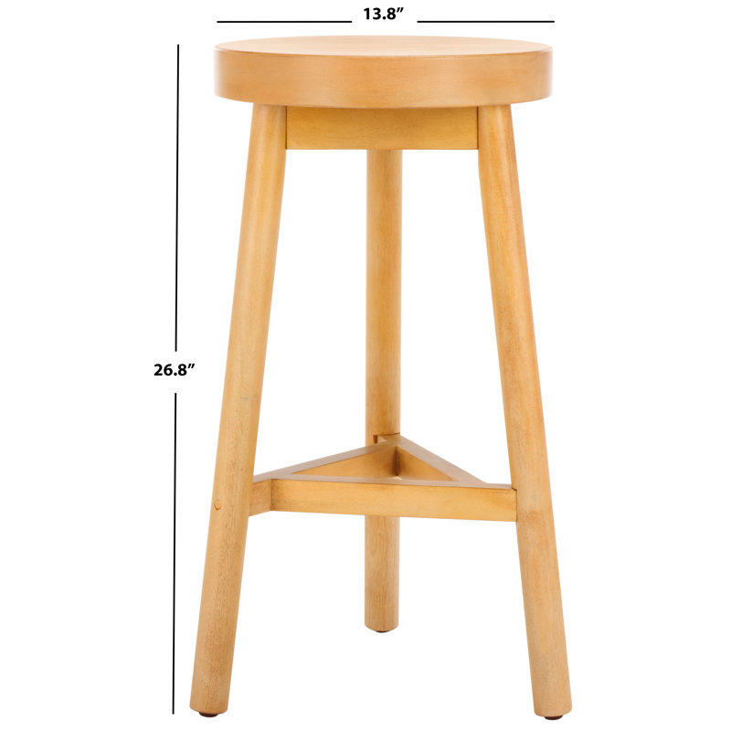 Severine Solid Wood 25.60'' Counter Stool