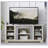 TV Media Stand with with Faux Stacked Stone Surround, Modern Entertainment Console with Open Storage Space, 58.31"W*15.39"D*26.06"H-579028826