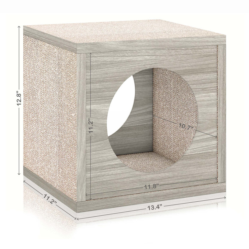Stoffel Scratching Post, Aspen Grey/Brown