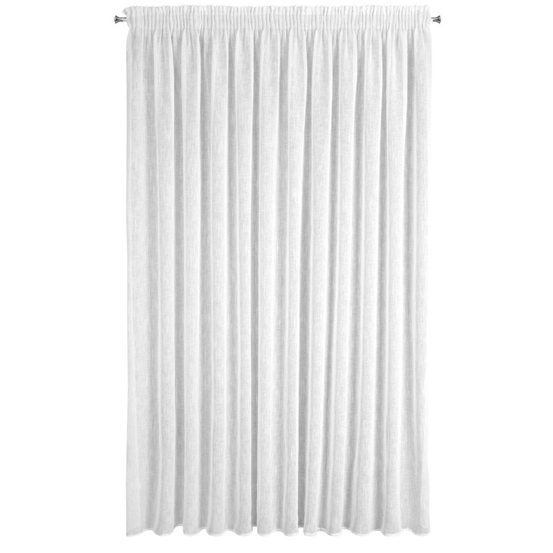 Kametra Sheer Curtain Single Panel, 270cm H x 300cm W
