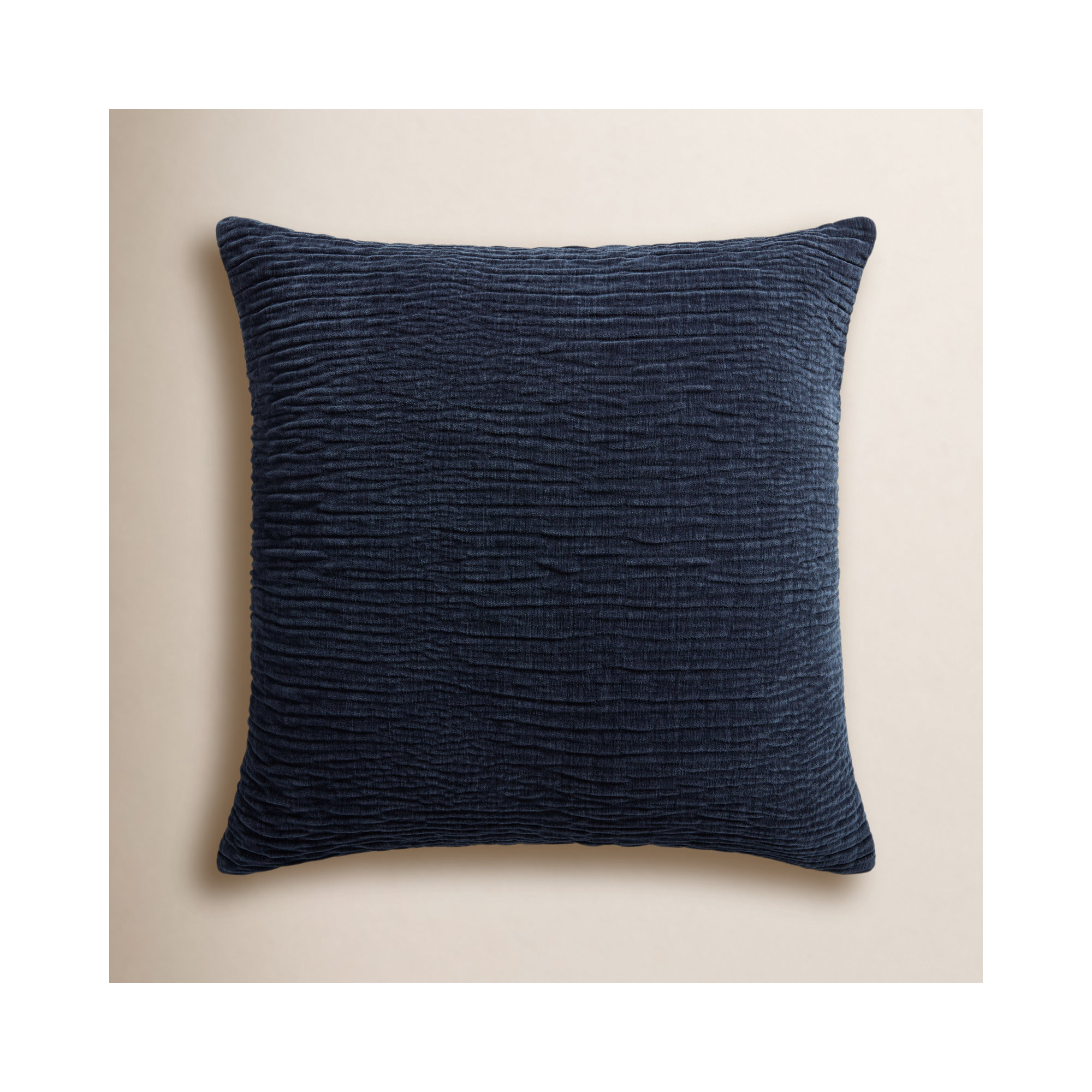Edan Throw Pillow, Navy, Polyester/Polyfill, 22"H x 22"W