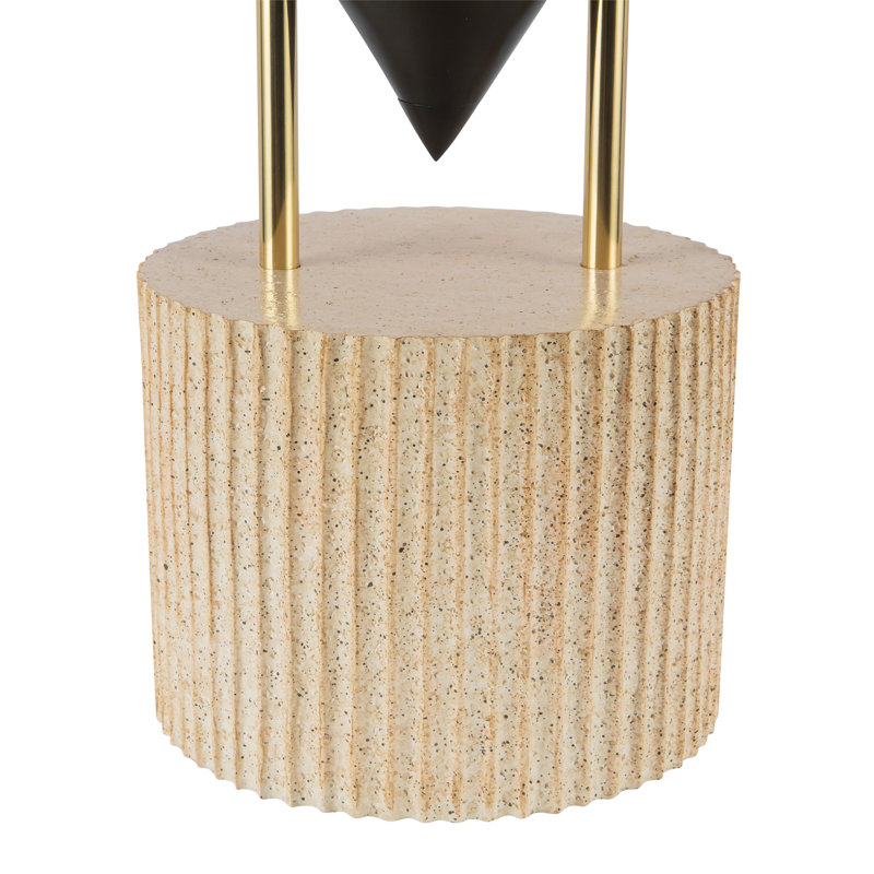 Versus 15-in Brass Table Lamp, Urban Bronze