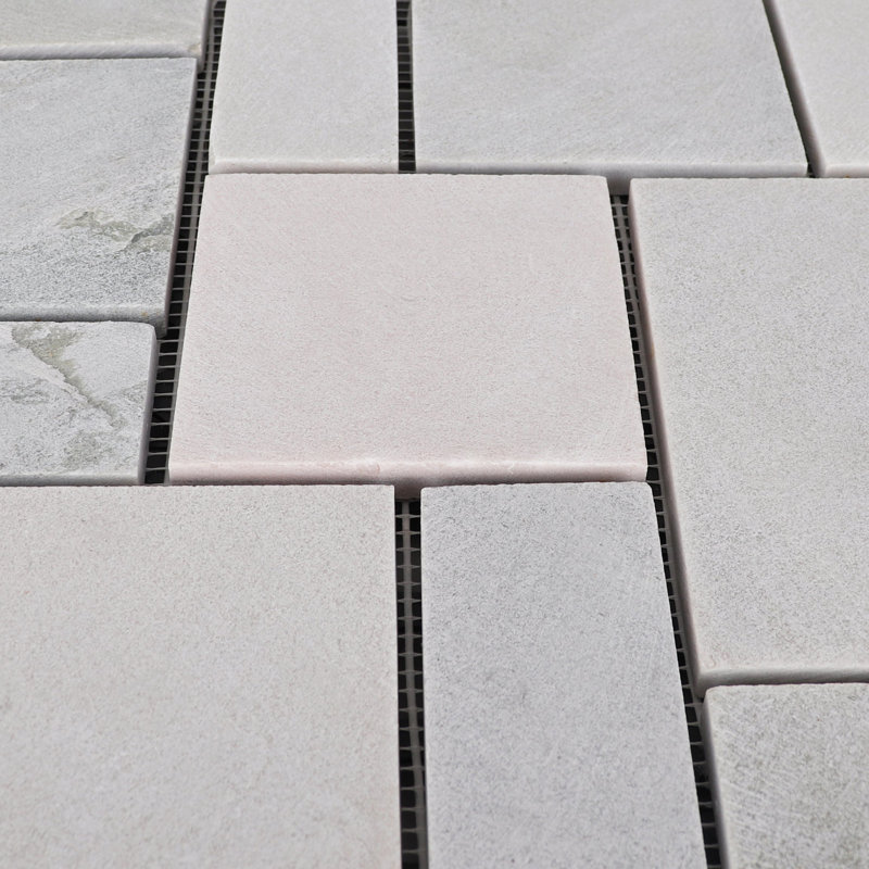 Carreau de terrasse 12 po x 12 po, Blanc
