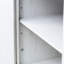 Table d'appoint rustique avec station de charge - compartiment spacieux et tablette réglable avec table de chevet blanche et noyer moyen-1032810953