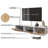 Ronnye Floating TV Stand Up to 80" TV's Wall Mounted Media Console-993929688