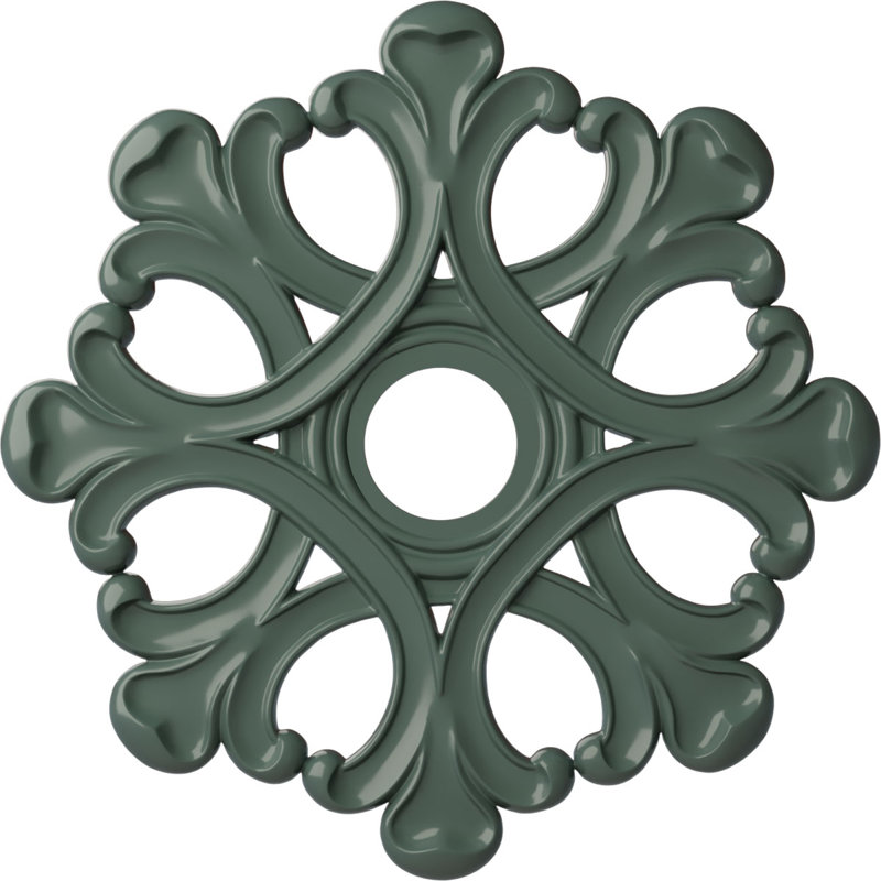 20 médaillons de plafond ange de 7 7/8 po x 3 5/8 po x P 1 po (convient aux auvents jusqu'à 4 3/8 po), Tourbillon de nuages