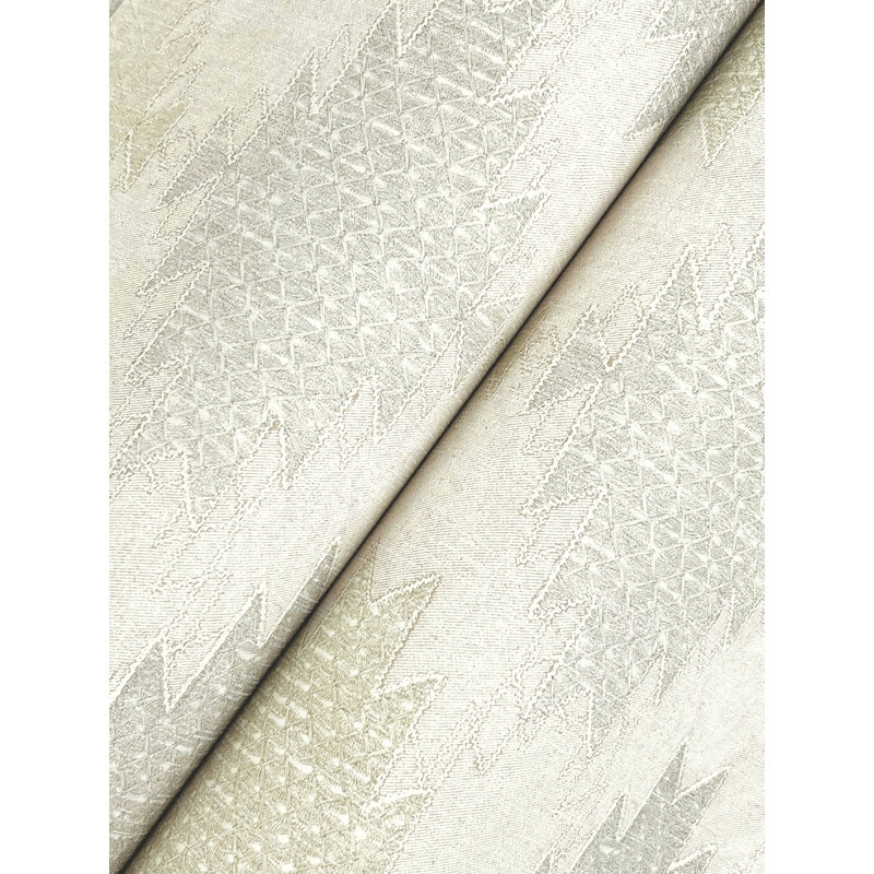 Papier peint Stitched Heirloom, Jaune