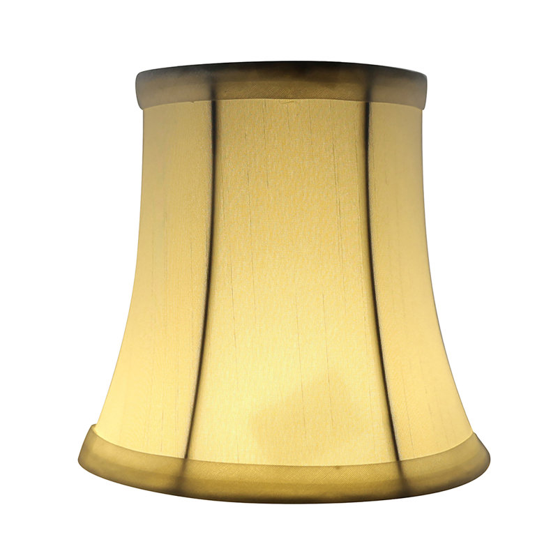 Abat-jour lustre Everly Quinn, Blanc cassé, H 3,5 po x l 5 po x P 4,75 po