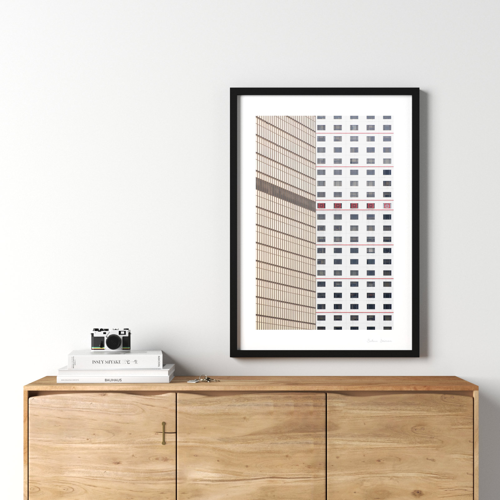 Loui "Hong Kong 1" Photo Print, Black, 38" H x 26.5" W x 1.25" D