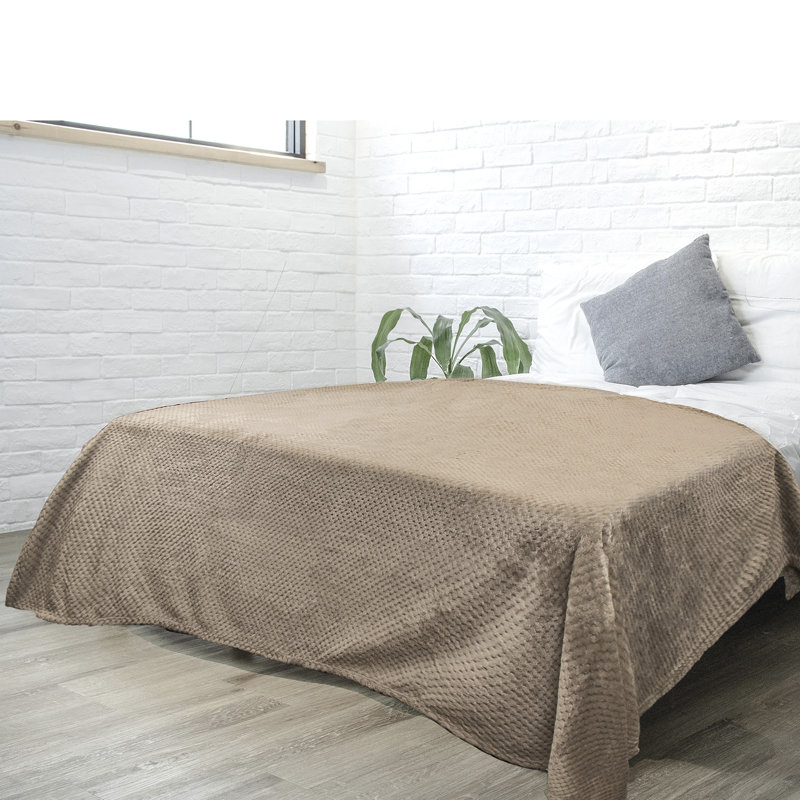  Couverture légère Premium, Taupe, 60 po x 80 po
