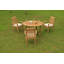 Octavio Outdoor Teak Dining Set-943135283-1021251295
