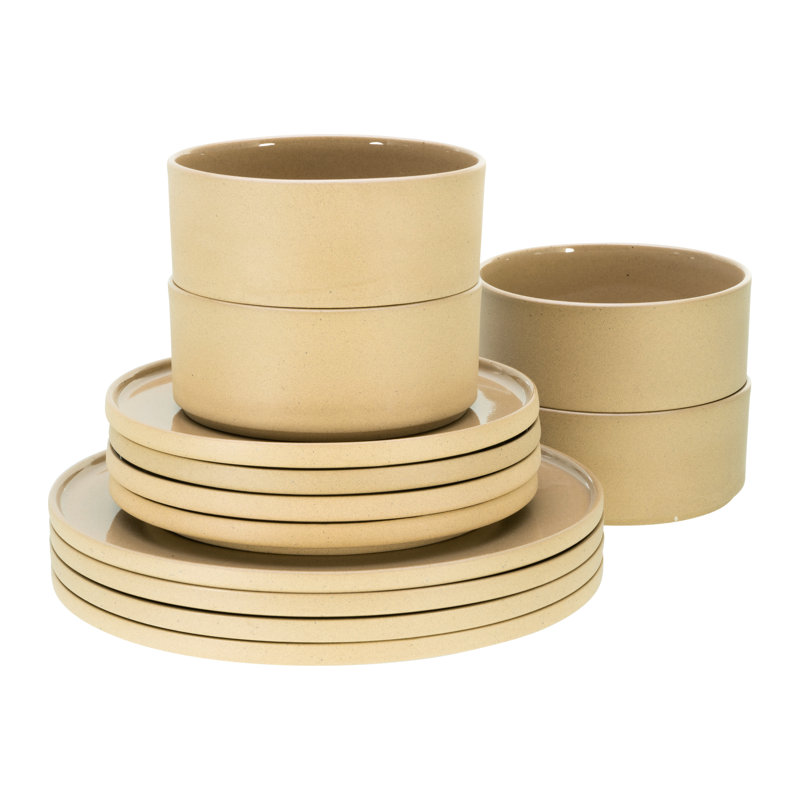Creatable, Future Sand, 12-Piece Plate Set