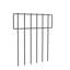 Barrière pour animaux clôture de jardin décorative en métal antirouille