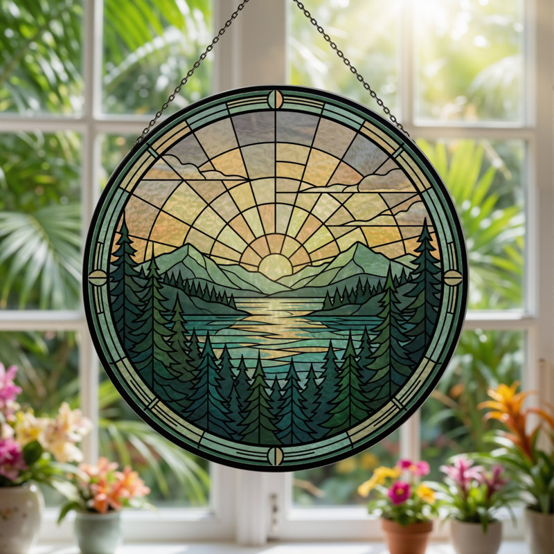 Vitrail vitrail, 12"H