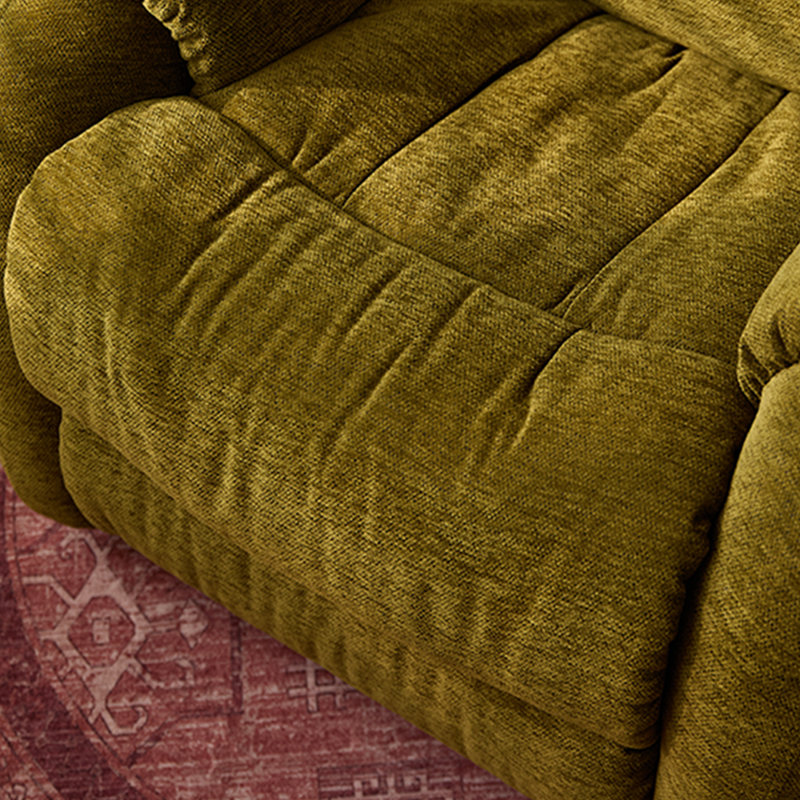 Fauteuil en chenille doux pour la peau, Vert