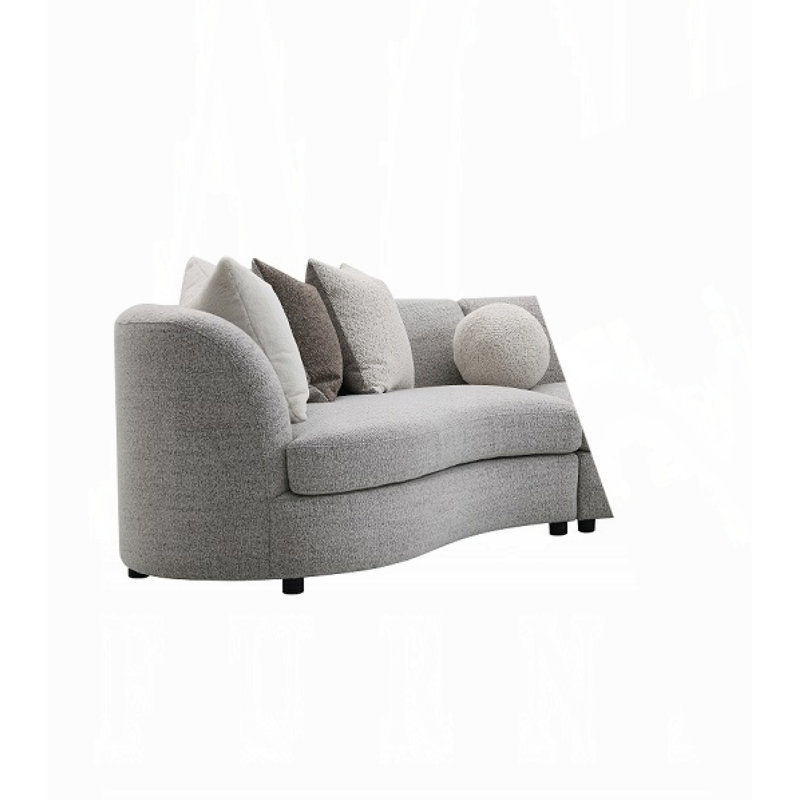 Ivria Sectional Sofa Component Lf Curve Loveseat