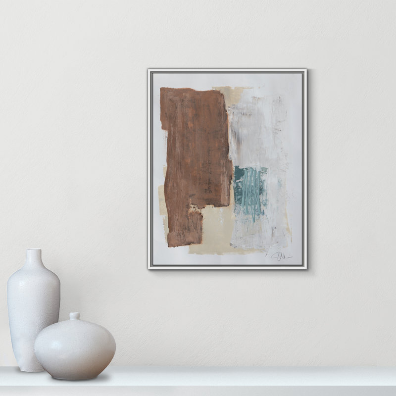 Together We Work " Together We Work I " by Filippo Ioco, 29.5'' H x 23.5'' W x 2'' D, White Framed